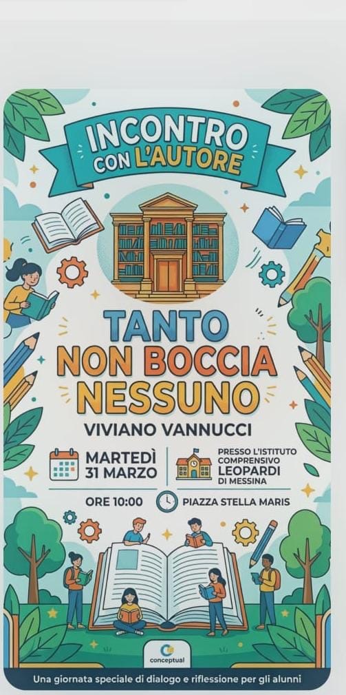 Incontro con l’autore del libro: “Tanto non boccia nessuno”
