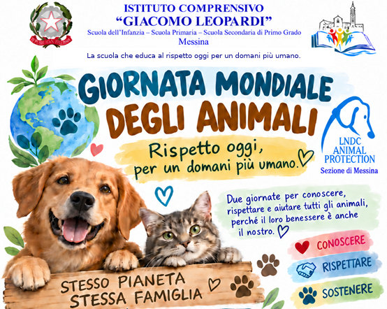 Giornate di sensibilizzazione sul rispetto degli animali - 8 e 9 ottobre 2026